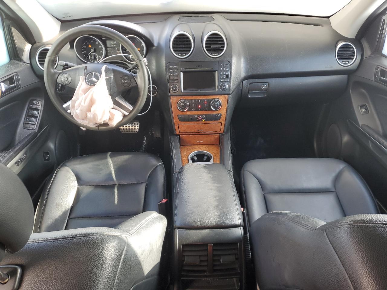 2009 Mercedes-Benz M-klasse VIN 4JGBB86E99A515926 Copart auction photo, front end / side damage thumbnail 8