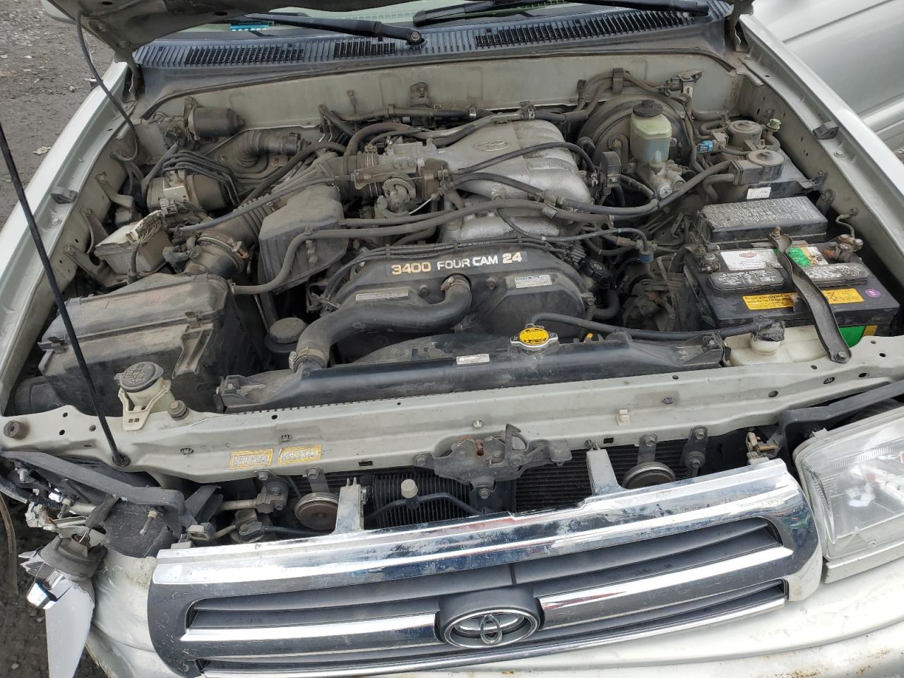 2000 Toyota 4Runner VIN JT3HN87R8Y9039163 Copart auction photo, front end / side damage thumbnail 13