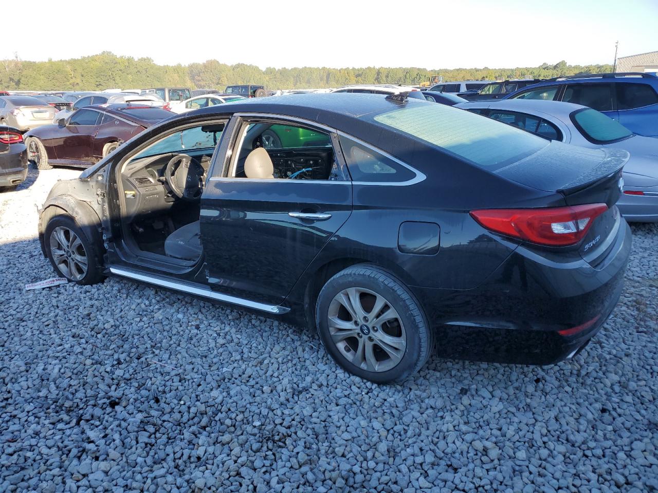2015 Hyundai Sonata VIN 5NPE34AF1FH050375 Copart auction photo, all over damage thumbnail 2