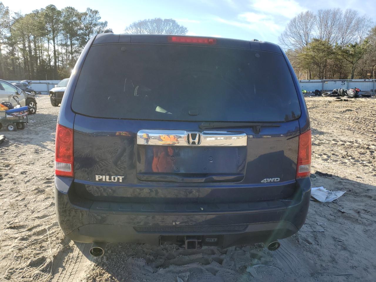 2013 Honda Pilot VIN 5FNYF4H50DB052311 Copart auction photo, front end / minor dent/scratches damage thumbnail 6
