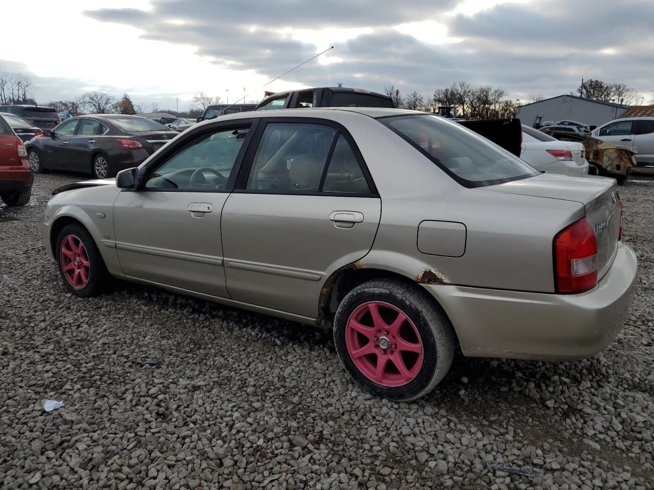 2002 Mazda Protege VIN JM1BJ225221620047 Copart auction photo, front end damage thumbnail 2