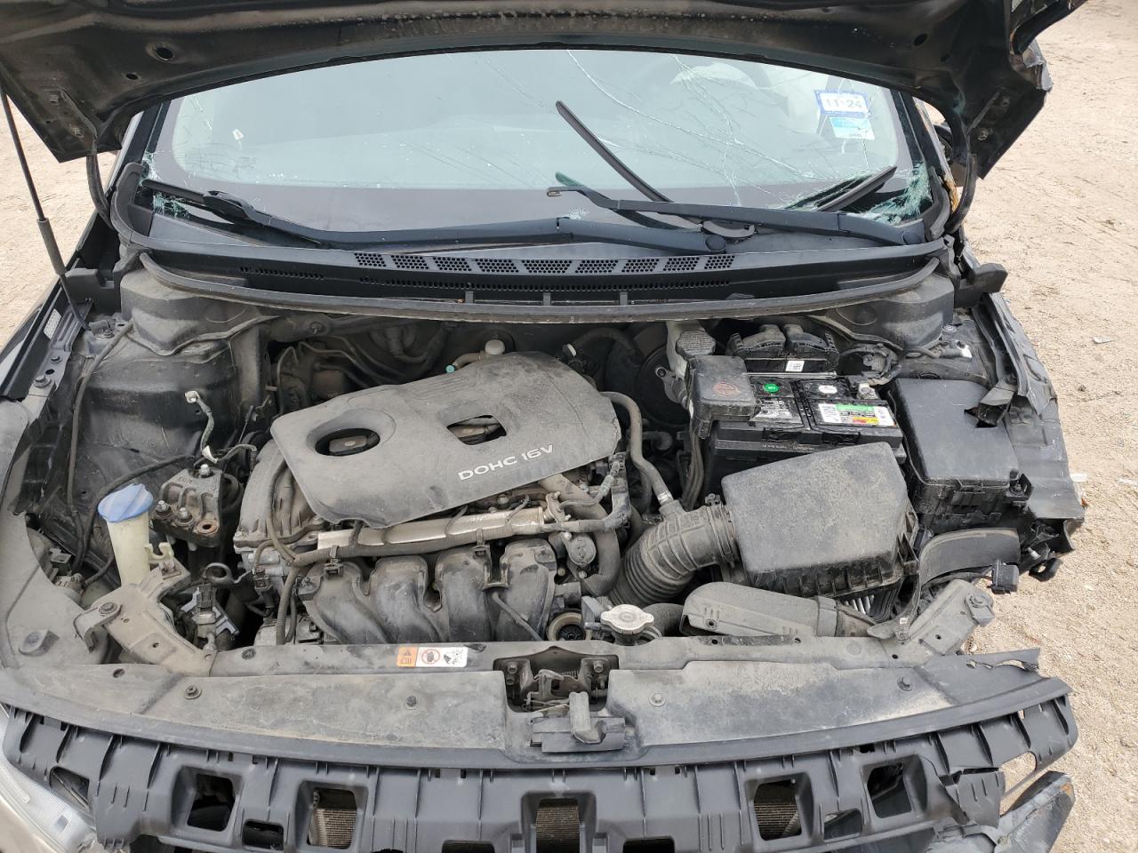 2017 KIA Forte VIN 3KPFK4A72HE009759 Copart auction photo, front end / side damage thumbnail 11