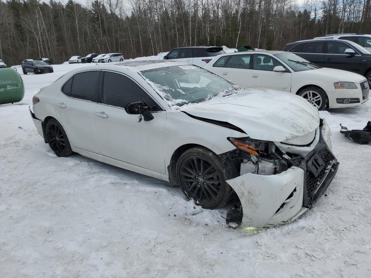 2022 Toyota Camry VIN 4T1K31AK7NU039606 Copart auction photo, front end / rear end damage thumbnail 4