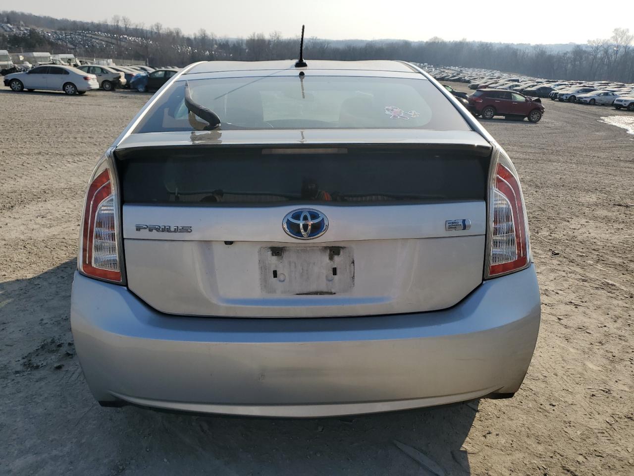 2012 Toyota Prius VIN JTDKN3DU7C1534569 Copart auction photo, rear end damage thumbnail 6