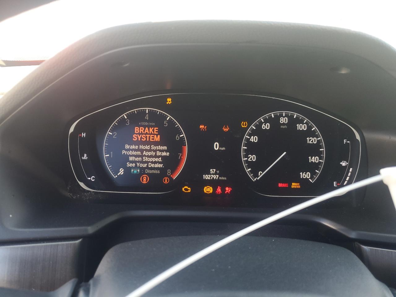 2021 Honda Accord VIN 1HGCV1F15MA062757 Copart auction photo, all over damage thumbnail 9