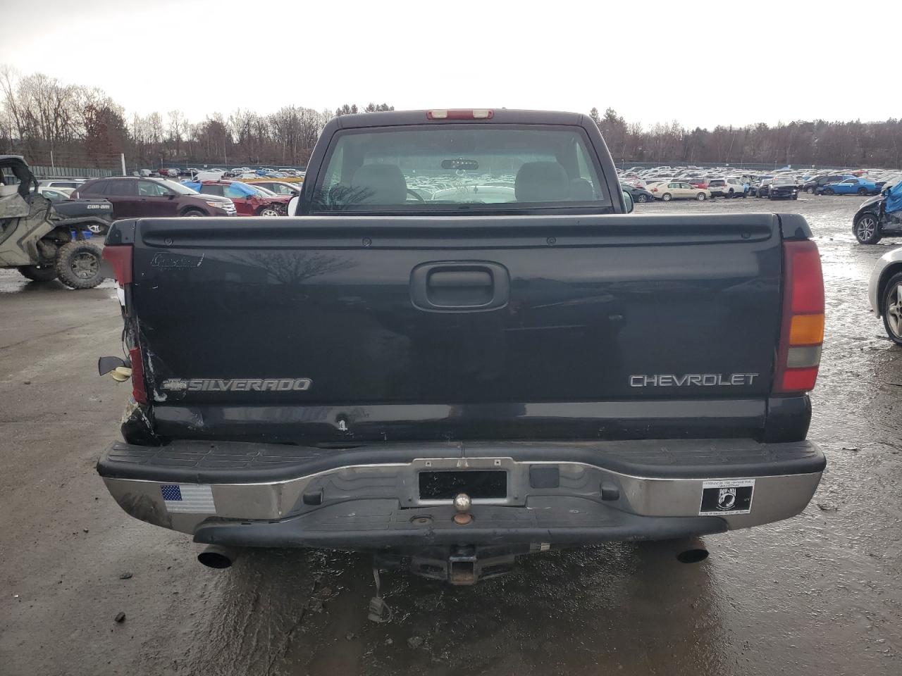 2002 Chevrolet Silverado VIN 1GCEC14V12Z112295 Copart auction photo, rear end / side damage thumbnail 6