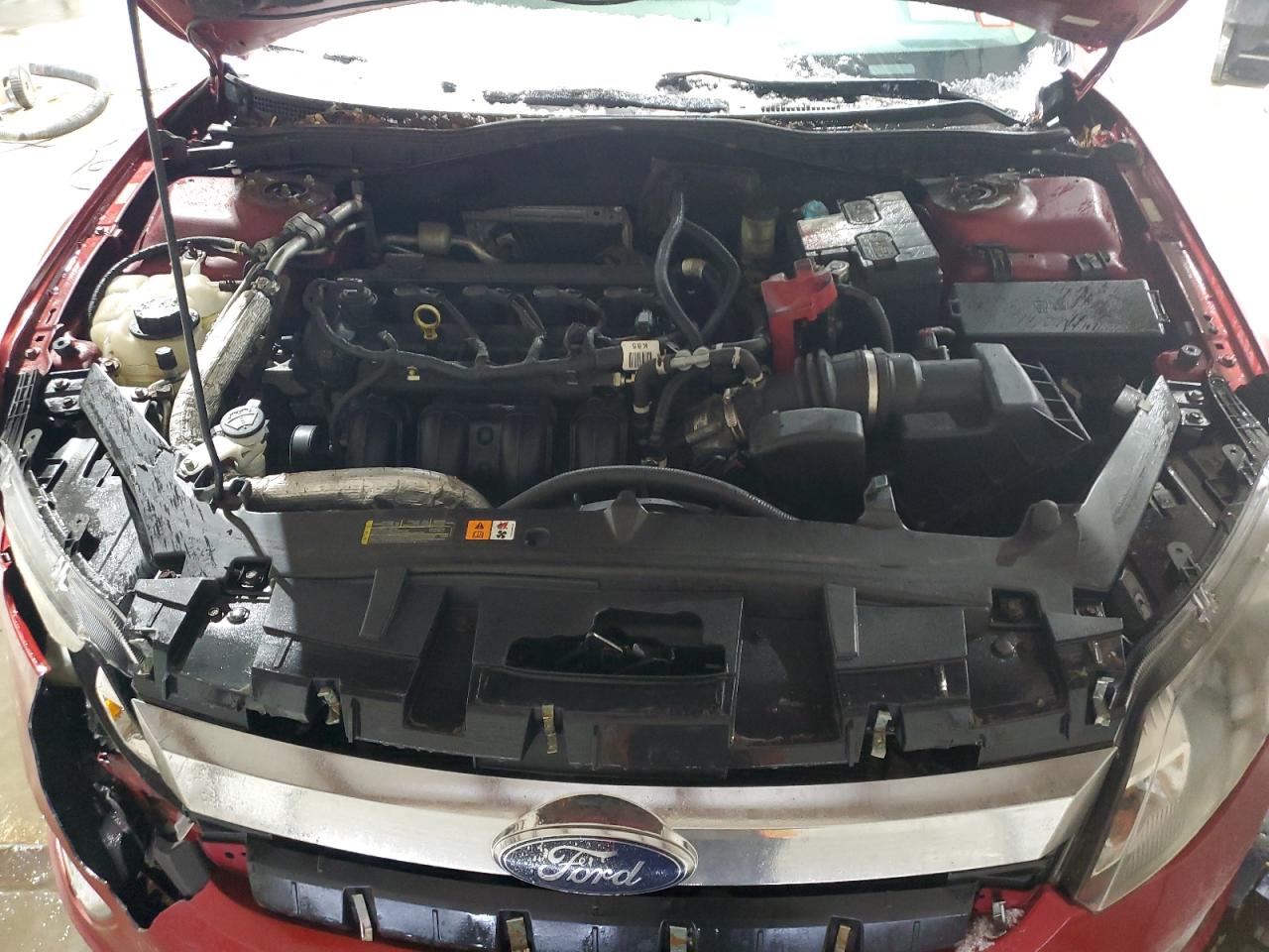 2010 Ford Fusion VIN 3FAHP0JA8AR184696 Copart auction photo, front end damage thumbnail 11