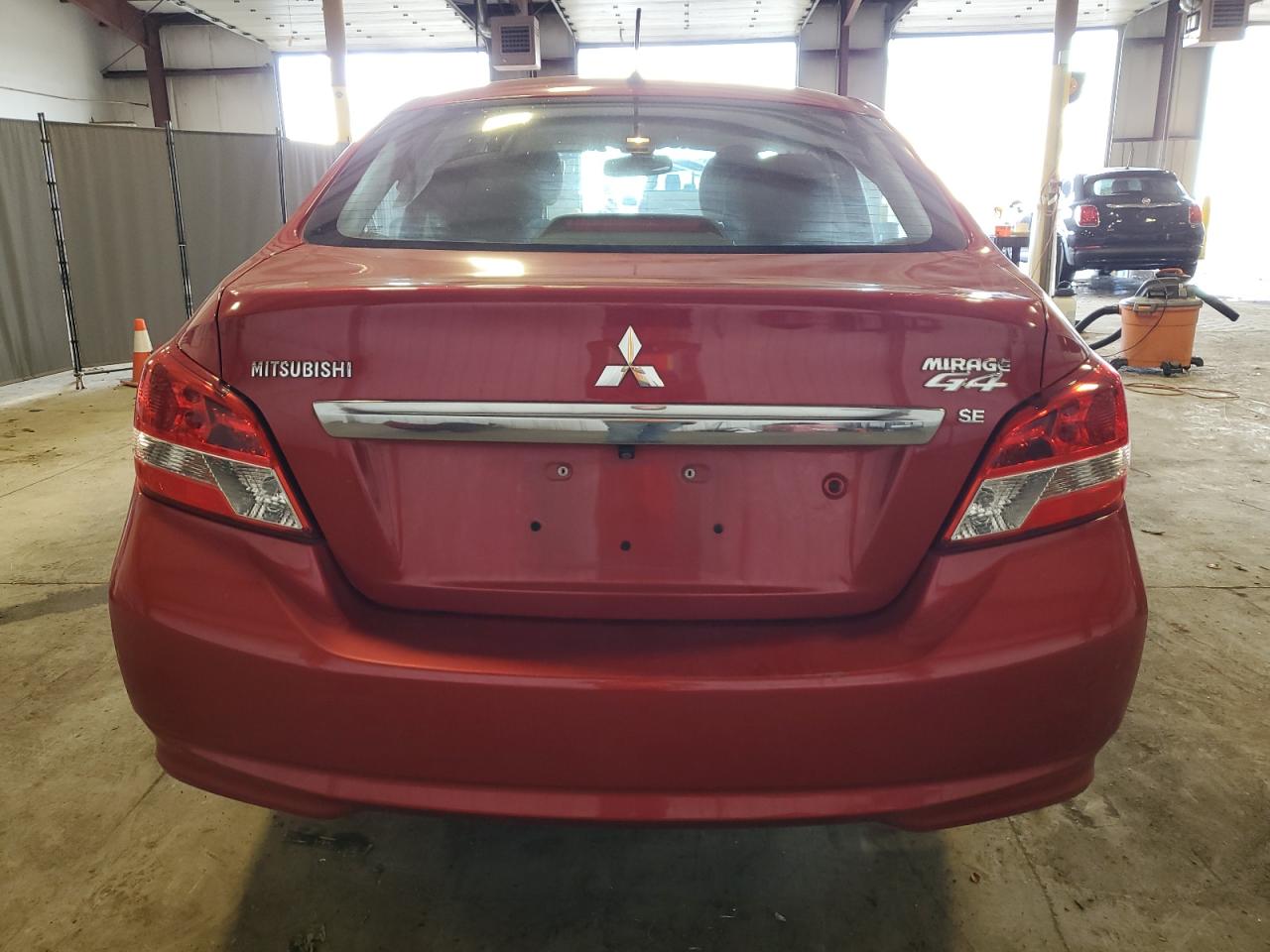 2017 Mitsubishi Mirage VIN ML32F4FJ3HH003876 Copart auction photo, front end / side damage thumbnail 6