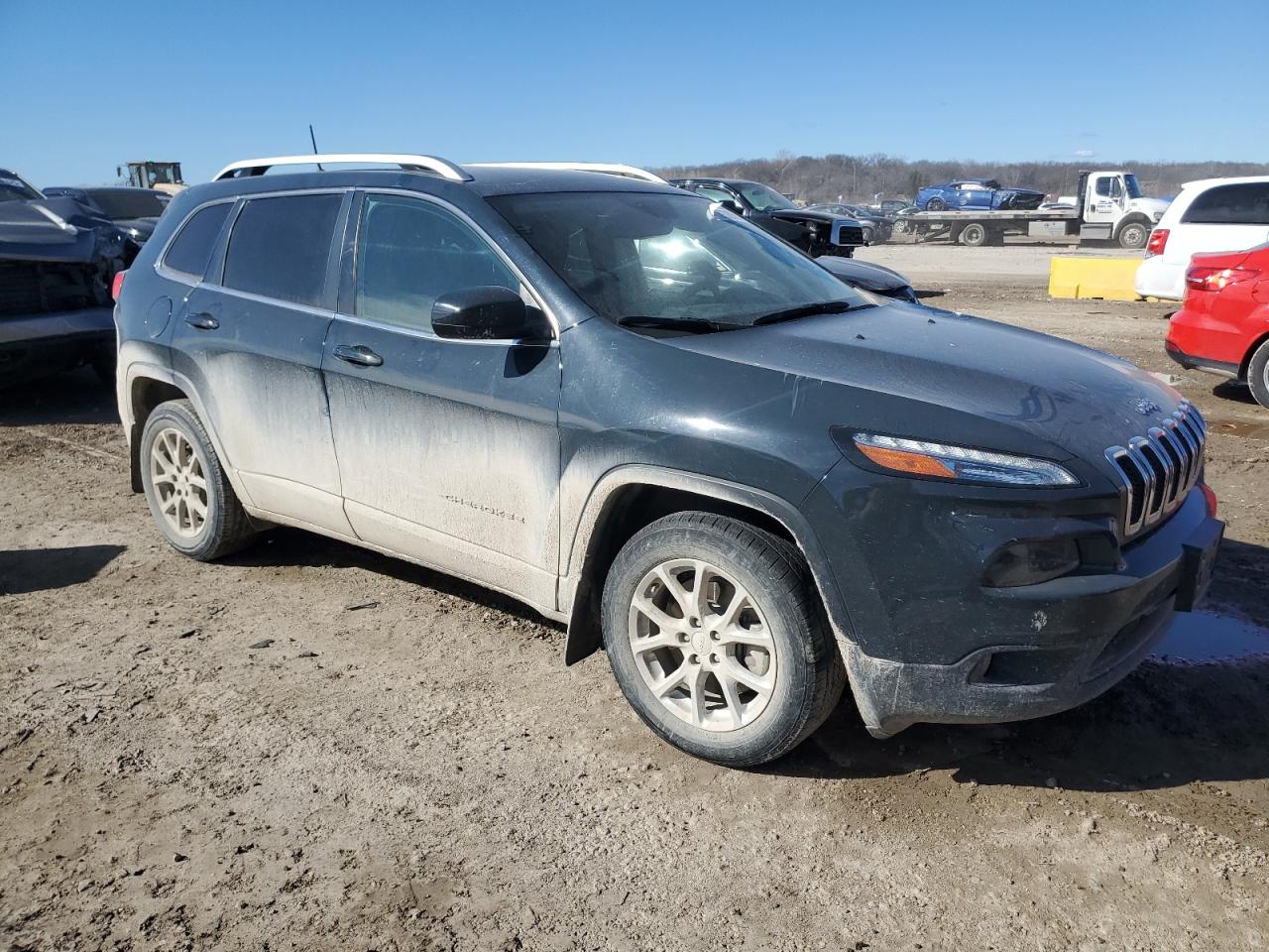 2018 Jeep Grand Cherokee VIN 1C4PJLLX0JD584108 Copart auction photo, side damage thumbnail 4