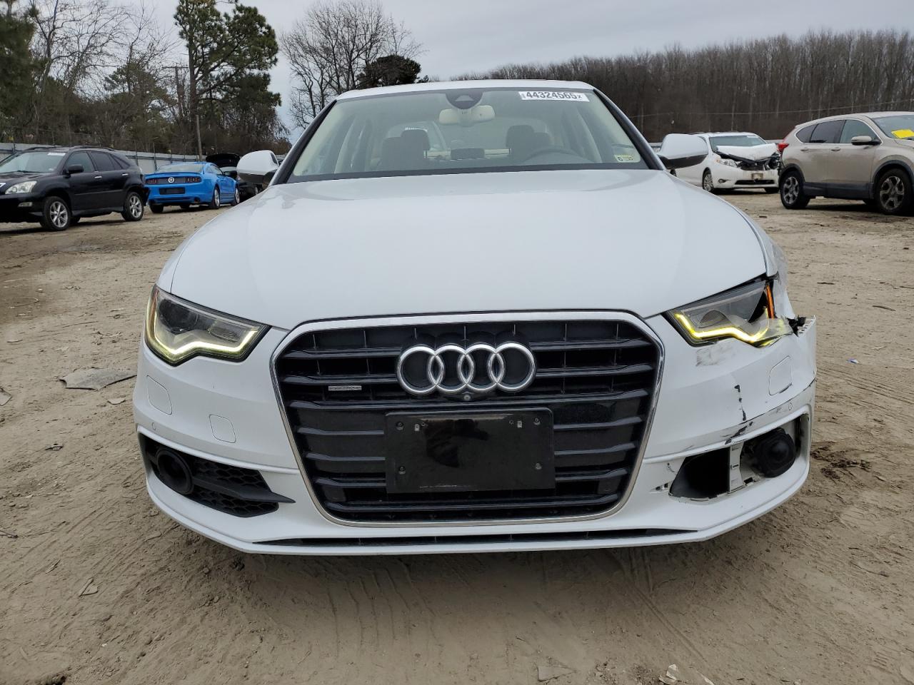 2014 Audi A6 VIN WAUHGAFC0EN068781 Copart auction photo, front end / rear end damage thumbnail 5