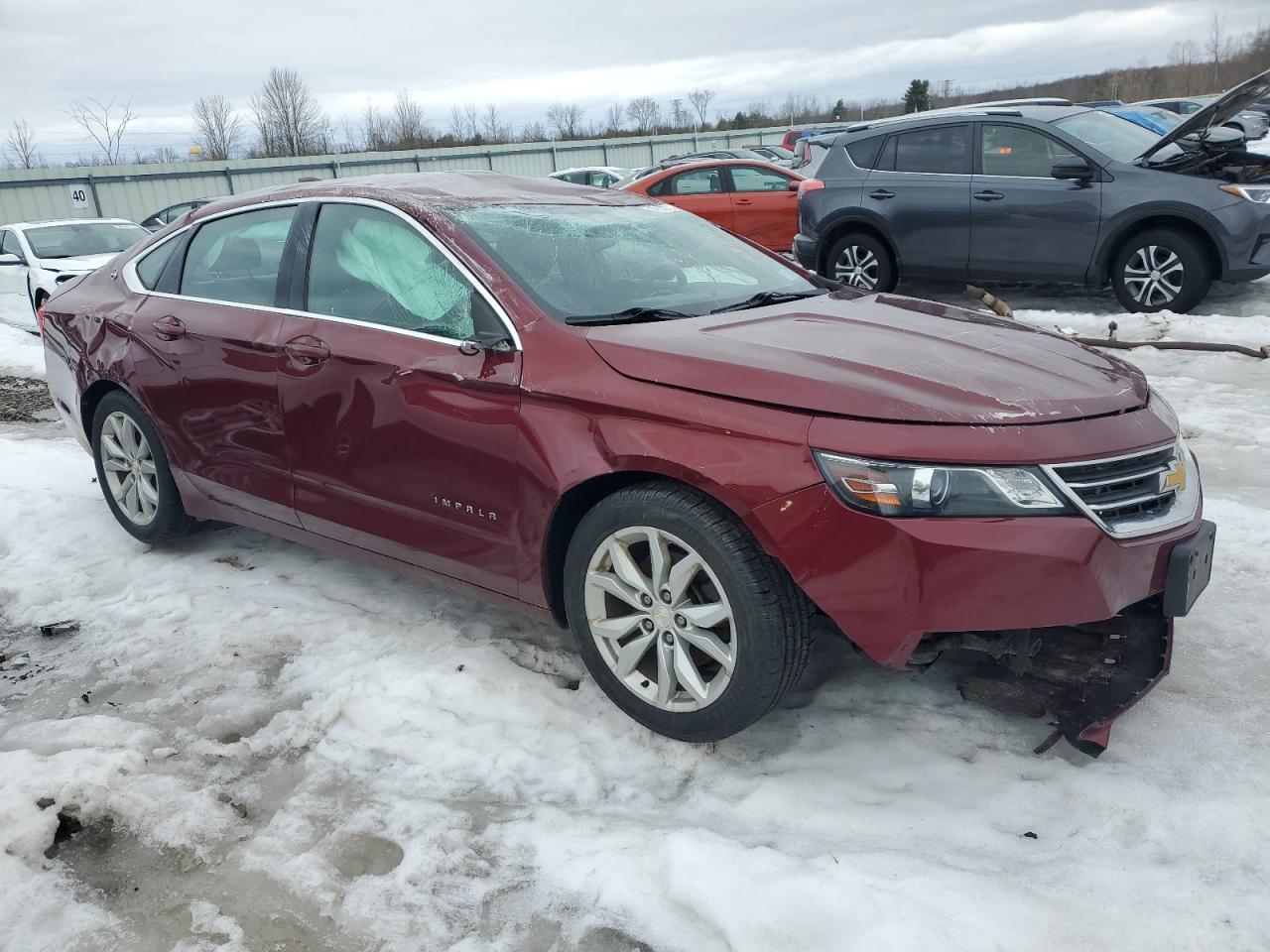 2017 Chevrolet Impala VIN 2G1105S36H9138600 Copart auction photo, all over damage thumbnail 4