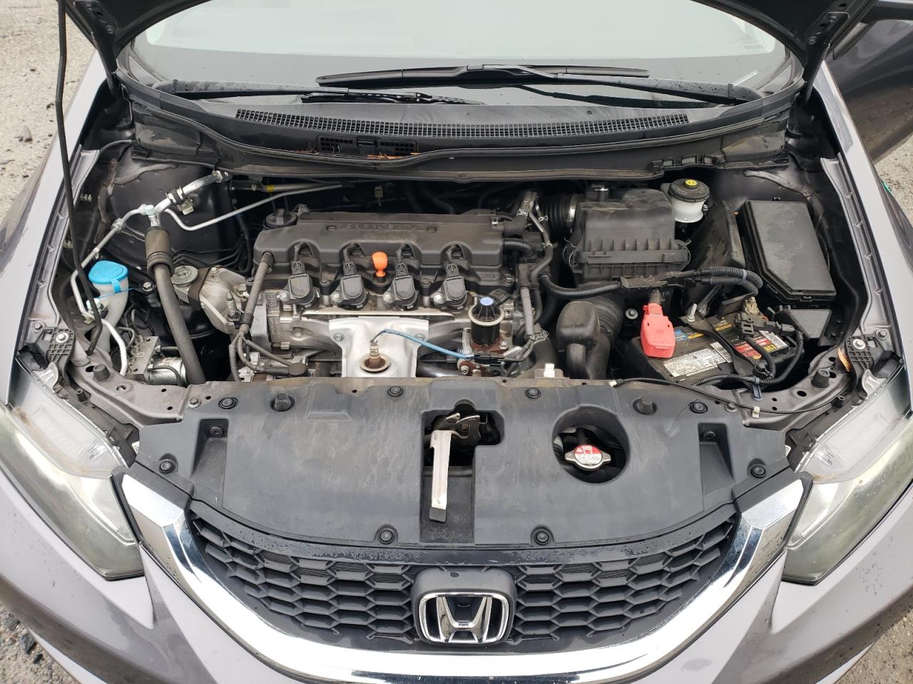 2015 Honda Civic VIN 19XFB2F57FE249883 Copart auction photo, rear end / side damage thumbnail 11