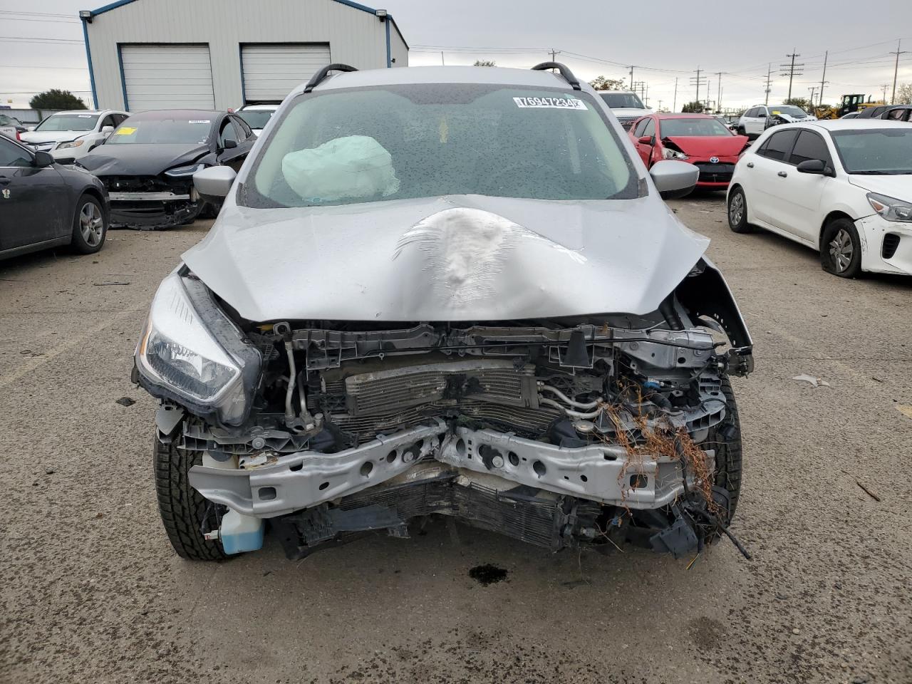 2018 Ford Escape VIN 1FMCU0GD1JUD38264 Copart auction photo, front end / mechanical damage thumbnail 5