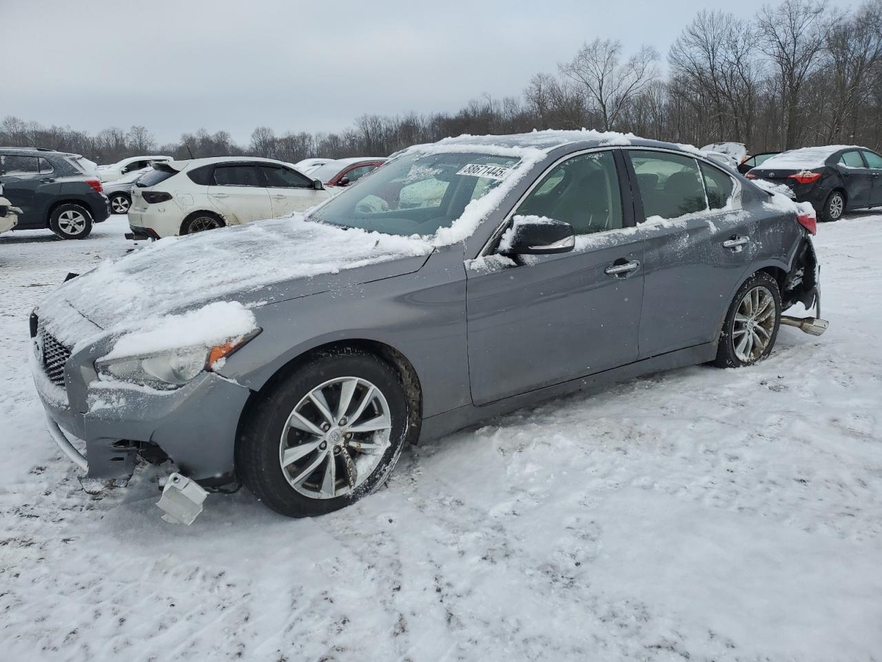 2014 Infiniti Q50 VIN JN1AV7AR1EM701421 - Copart auction photo