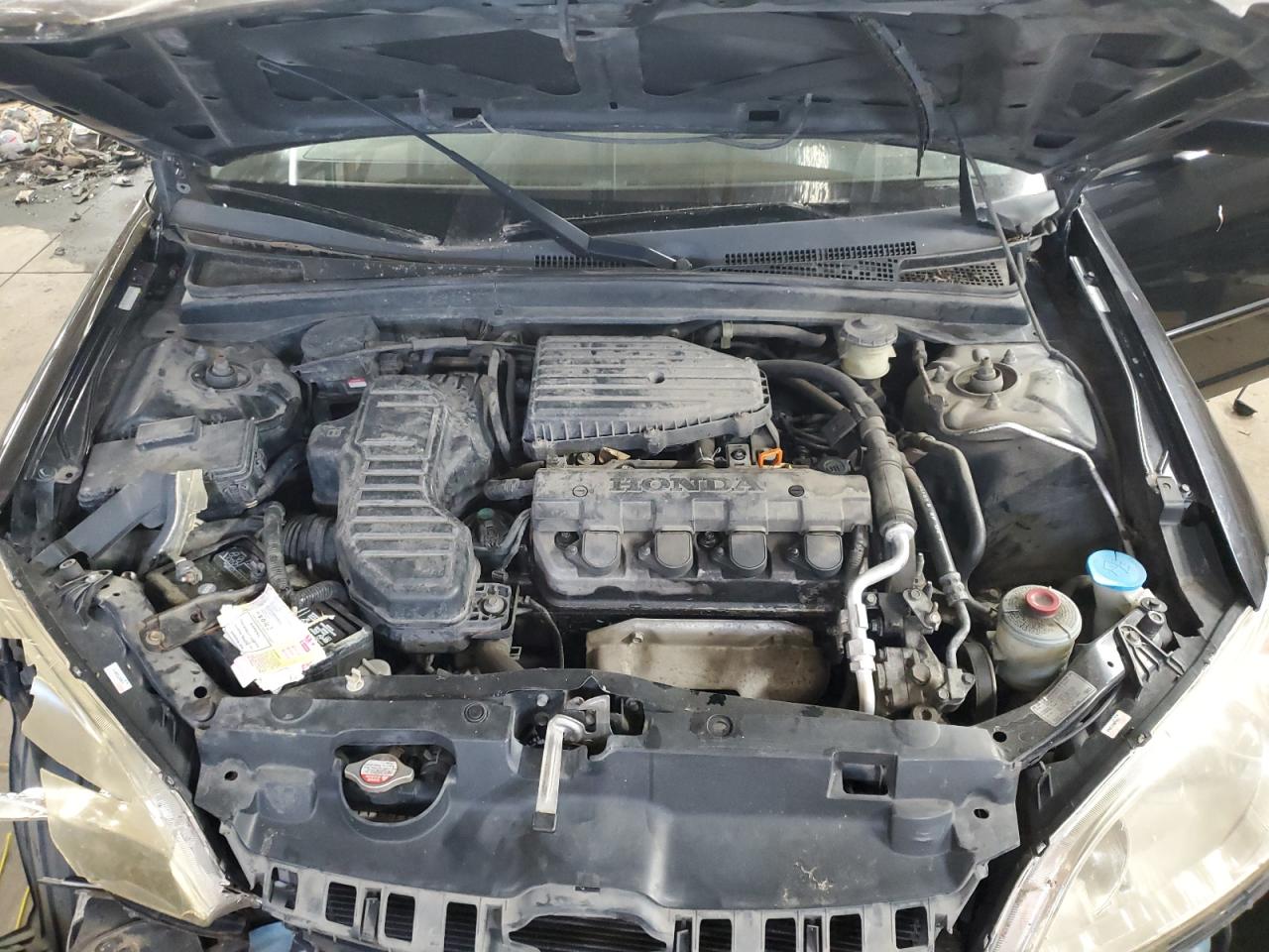 2005 Honda Civic VIN JHMES16555S008131 Copart auction photo, front end damage thumbnail 11