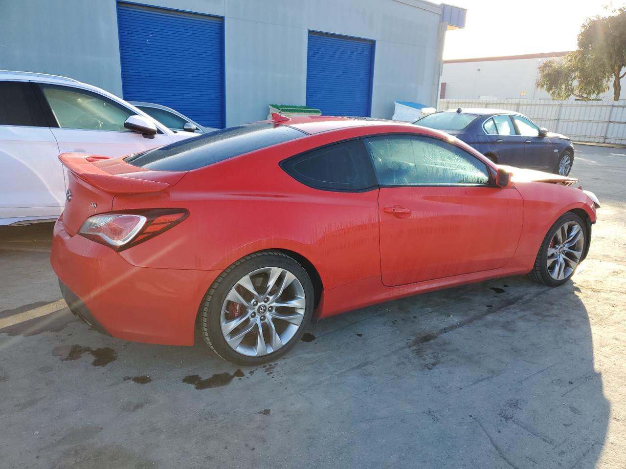 2013 Hyundai Genesis VIN KMHHU6KJ0DU091913 Copart auction photo, front end damage thumbnail 3