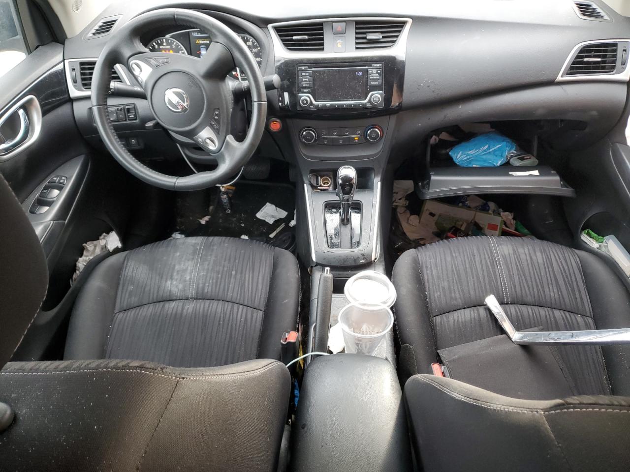 2017 Nissan Sentra VIN 3N1AB7AP8HY328015 Copart auction photo, front end / side damage thumbnail 8