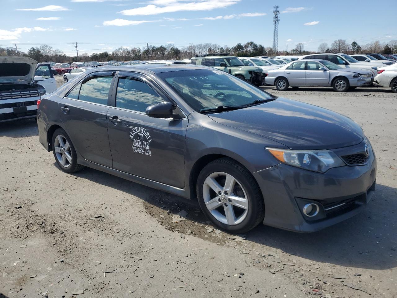 2012 Toyota Camry VIN 4T1BF1FK2CU610710 Copart auction photo, minor dent/scratches damage thumbnail 4