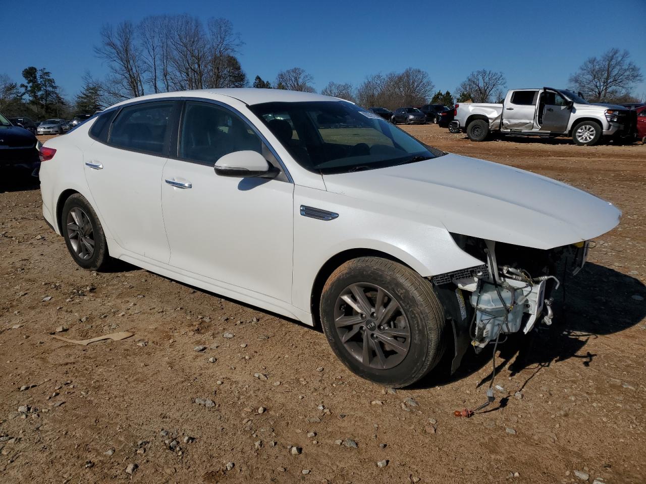 2020 KIA Optima VIN 5XXGT4L31LG384649 Copart auction photo, front end damage thumbnail 4