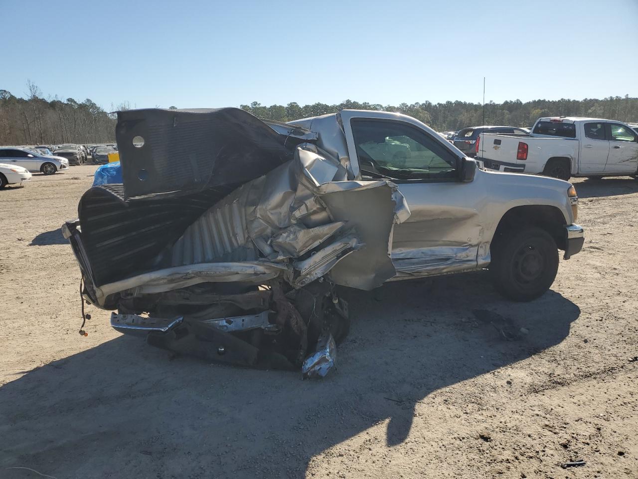 2008 Chevrolet Colorado VIN 1GCCS149388139395 Copart auction photo, rear end / side damage thumbnail 3