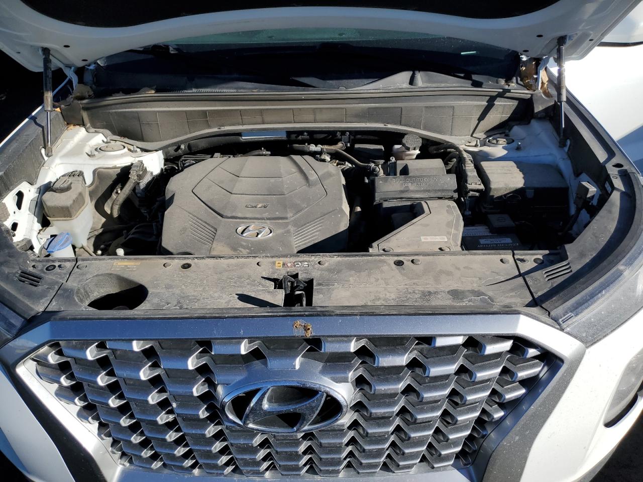 2020 Hyundai Palisade VIN KM8R1DHE7LU051502 Copart auction photo, rear end damage thumbnail 12
