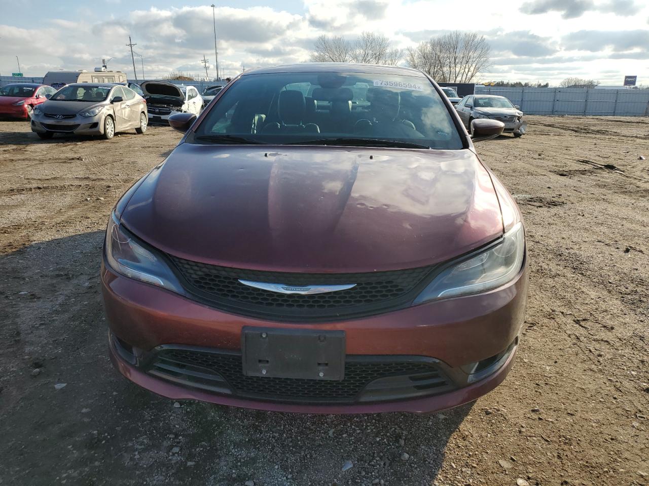 2015 Chrysler 200 VIN 1C3CCCBB9FN617515 Copart auction photo, hail / side damage thumbnail 5
