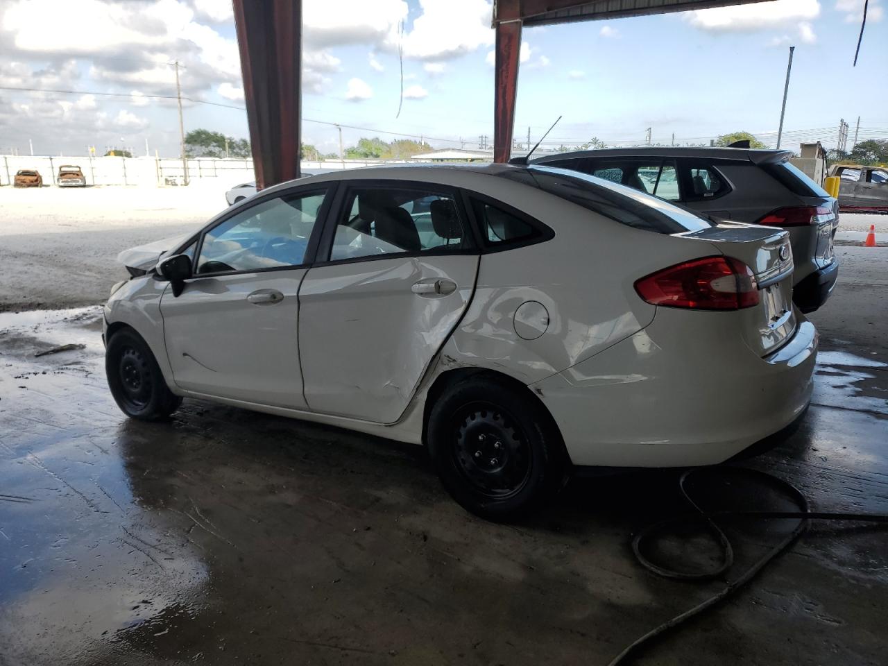 2012 Ford Fiesta VIN 3FADP4AJ4CM115459 Copart auction photo, front end / side damage thumbnail 2