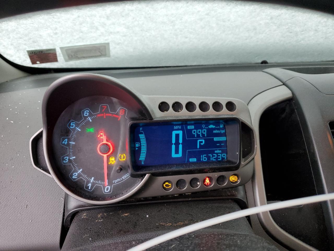 2015 Chevrolet Sonic VIN 1G1JC5SH1F4121917 Copart auction photo, front end damage thumbnail 9