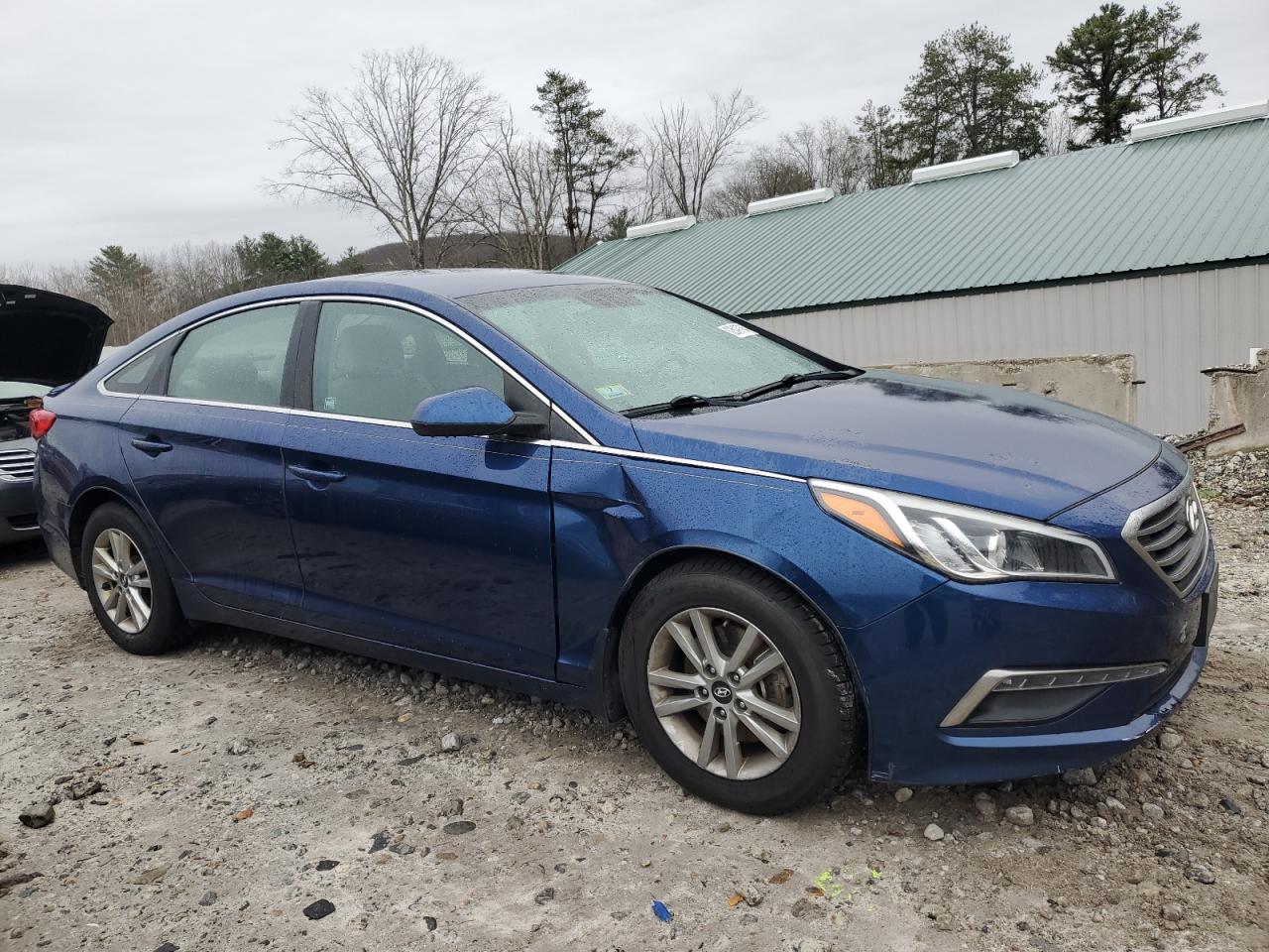 2015 Hyundai Sonata VIN 5NPE24AF7FH216594 Copart auction photo, mechanical / side damage thumbnail 4