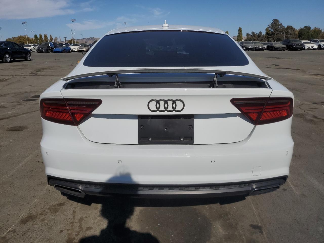2018 Audi A7 VIN WAUW3AFC9JN059834 Copart auction photo, front end / side damage thumbnail 6