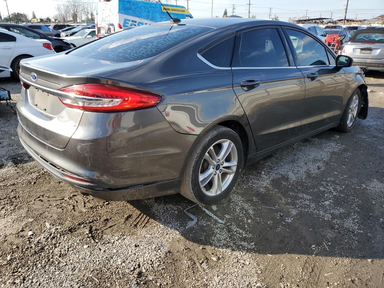 2018 Ford Fusion VIN 3FA6P0H7XJR278371 Copart auction photo, front end / side damage thumbnail 3