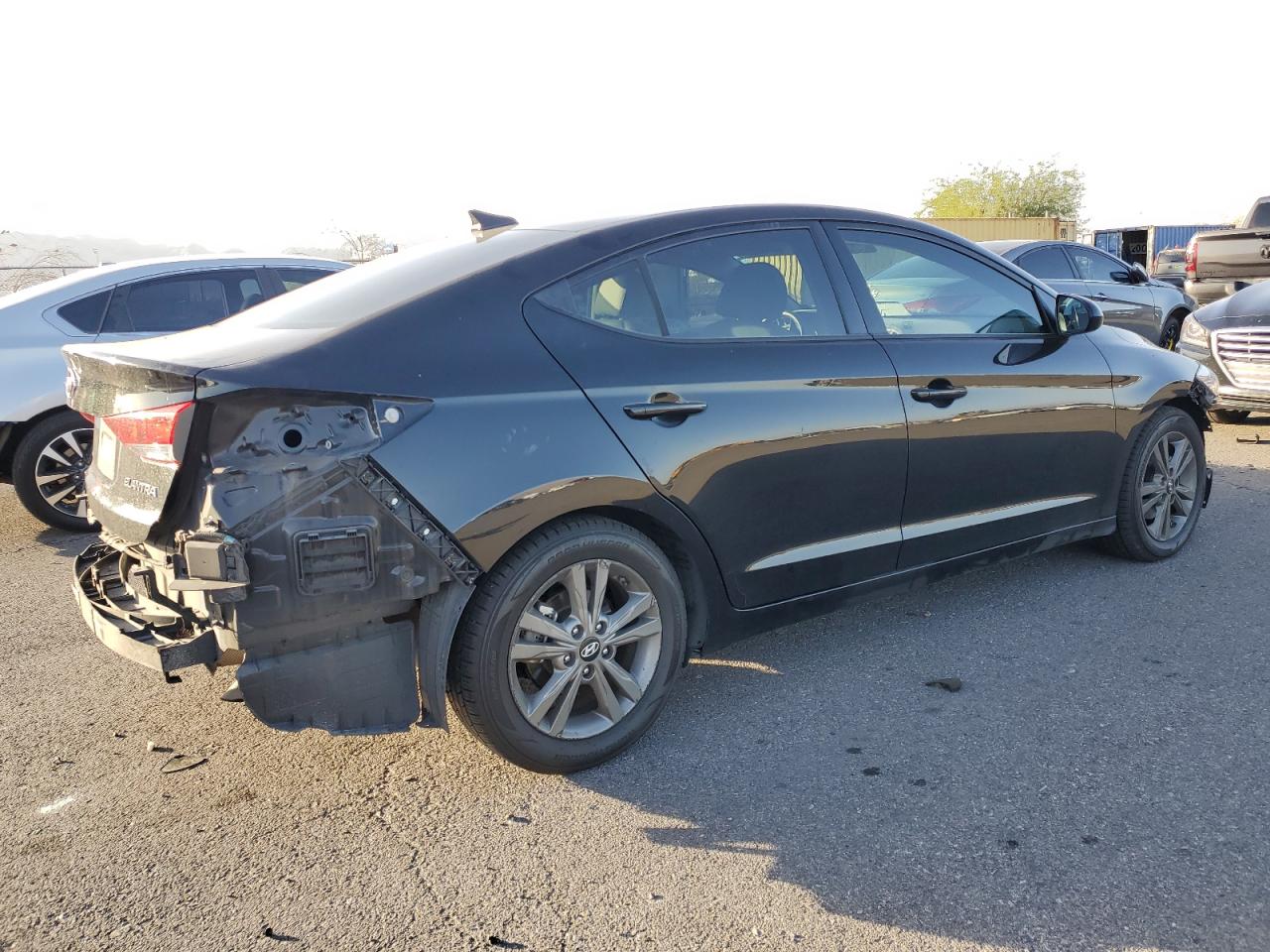 2018 Hyundai Elantra VIN 5NPD84LF3JH390372 Copart auction photo, front end damage thumbnail 3