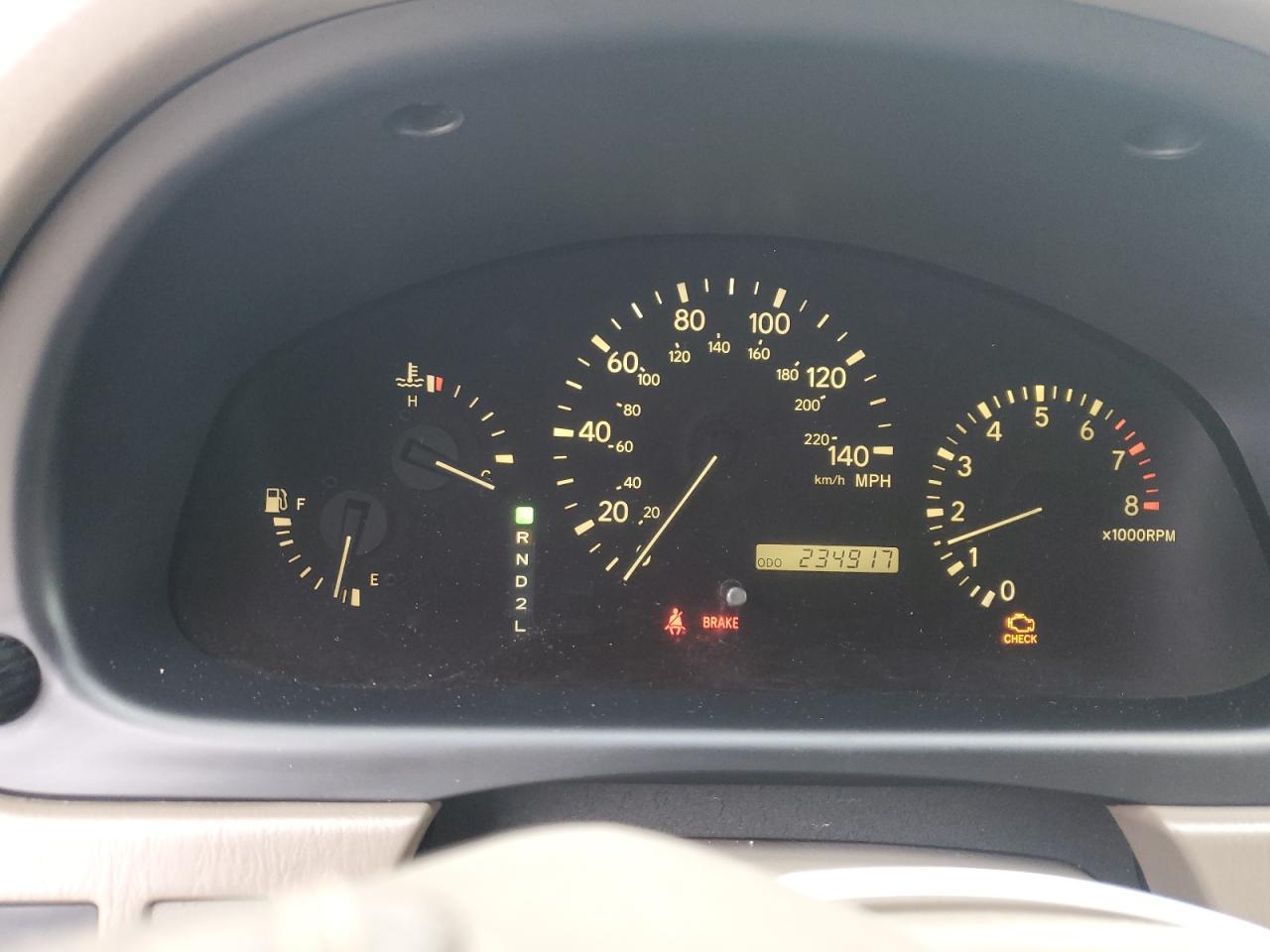 2000 Lexus RX VIN JT6GF10U4Y0072201 Copart auction photo, front end damage thumbnail 9