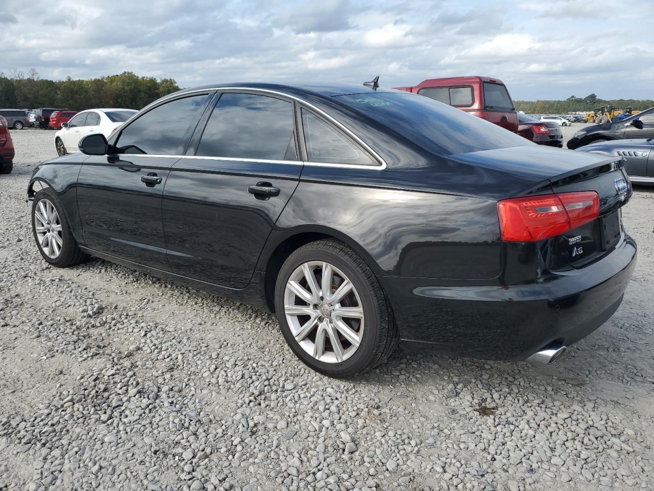 2014 Audi A6 VIN WAUFMAFCXEN011391 Copart auction photo, front end damage thumbnail 2