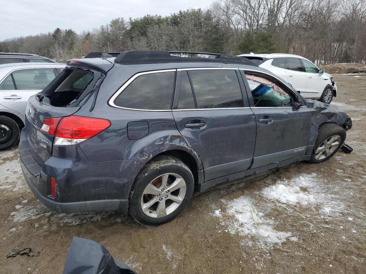 2013 Subaru Outback VIN 4S4BRBKC1D3319408 Copart auction photo, rollover damage thumbnail 3