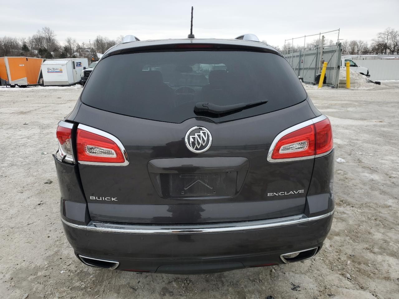 2014 Buick Enclave VIN 5GAKRAKD7EJ172775 Copart auction photo, rear end / side damage thumbnail 6