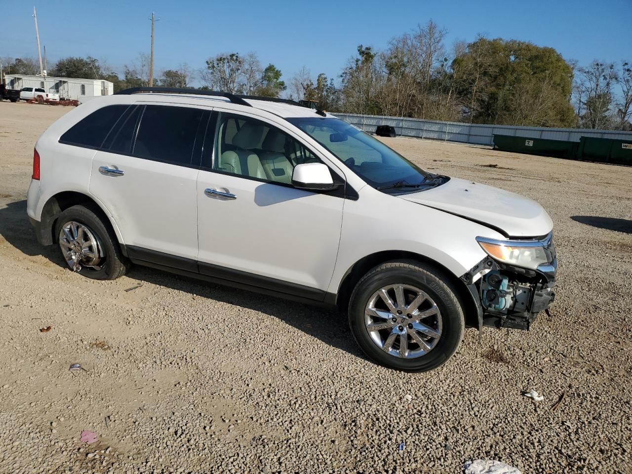 2011 Ford Edge VIN 2FMDK3JC5BBA55952 Copart auction photo, front end / side damage thumbnail 4