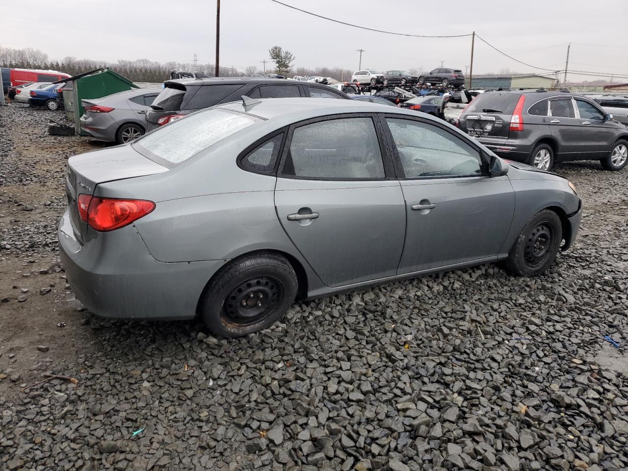 2009 Hyundai Elantra VIN KMHDU46D09U817011 Copart auction photo, side damage thumbnail 3