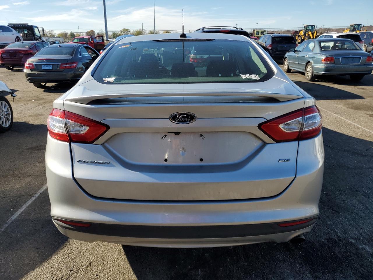 2015 Ford Fusion VIN 3FA6P0H71FR142704 Copart auction photo, side damage thumbnail 6