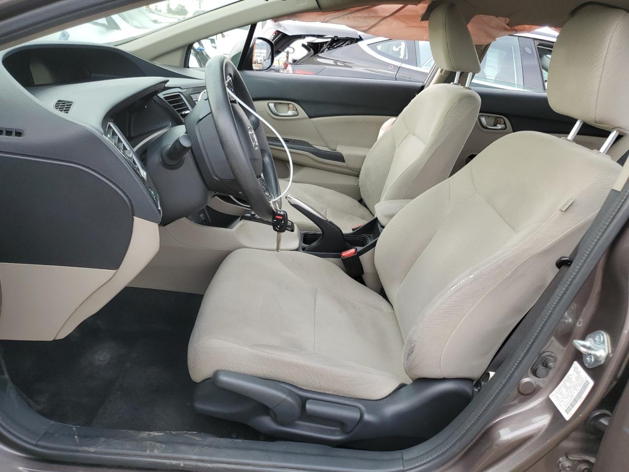 2013 Honda Civic VIN 2HGFB2F50DH527011 Copart auction photo, minor dent/scratches damage thumbnail 7