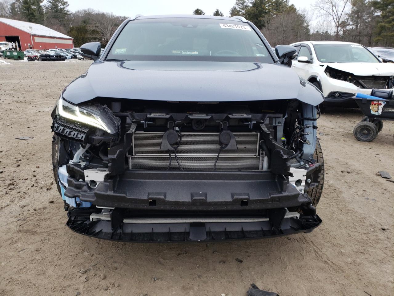 2021 Toyota Venza VIN JTEAAAAH0MJ085171 Copart auction photo, front end / side damage thumbnail 5