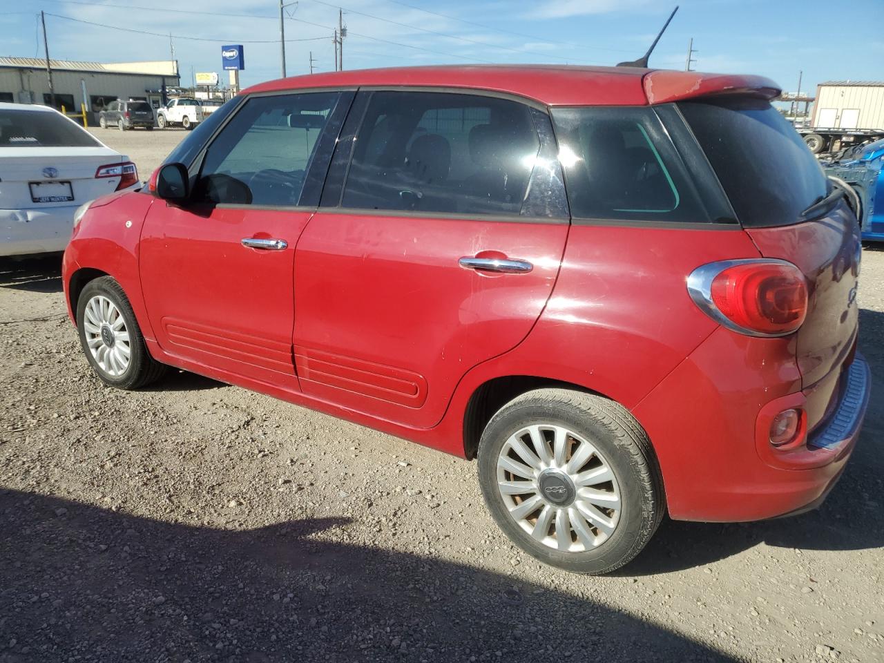 2014 Fiat 500 VIN ZFBCFABH2EZ028182 Copart auction photo, side damage thumbnail 2