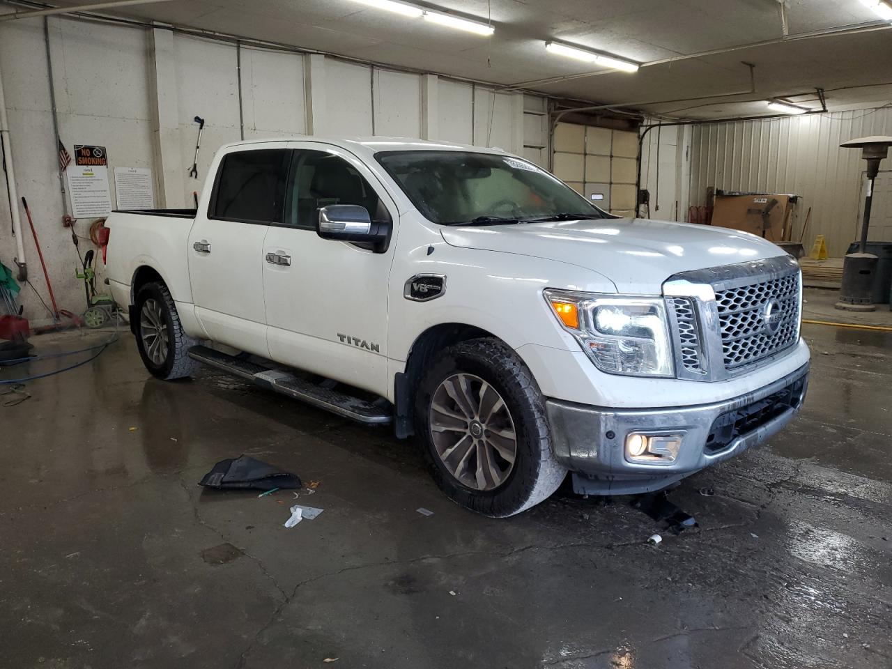 2017 Nissan Titan VIN 1N6AA1E67HN573591 Copart auction photo, side damage thumbnail 4