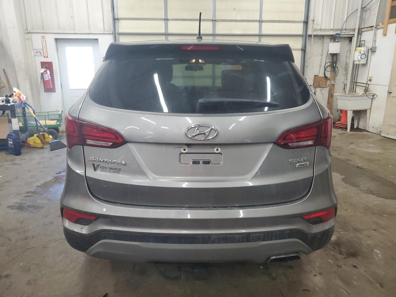 2018 Hyundai Santa Fe VIN 5XYZTDLBXJG556654 Copart auction photo, side damage thumbnail 6