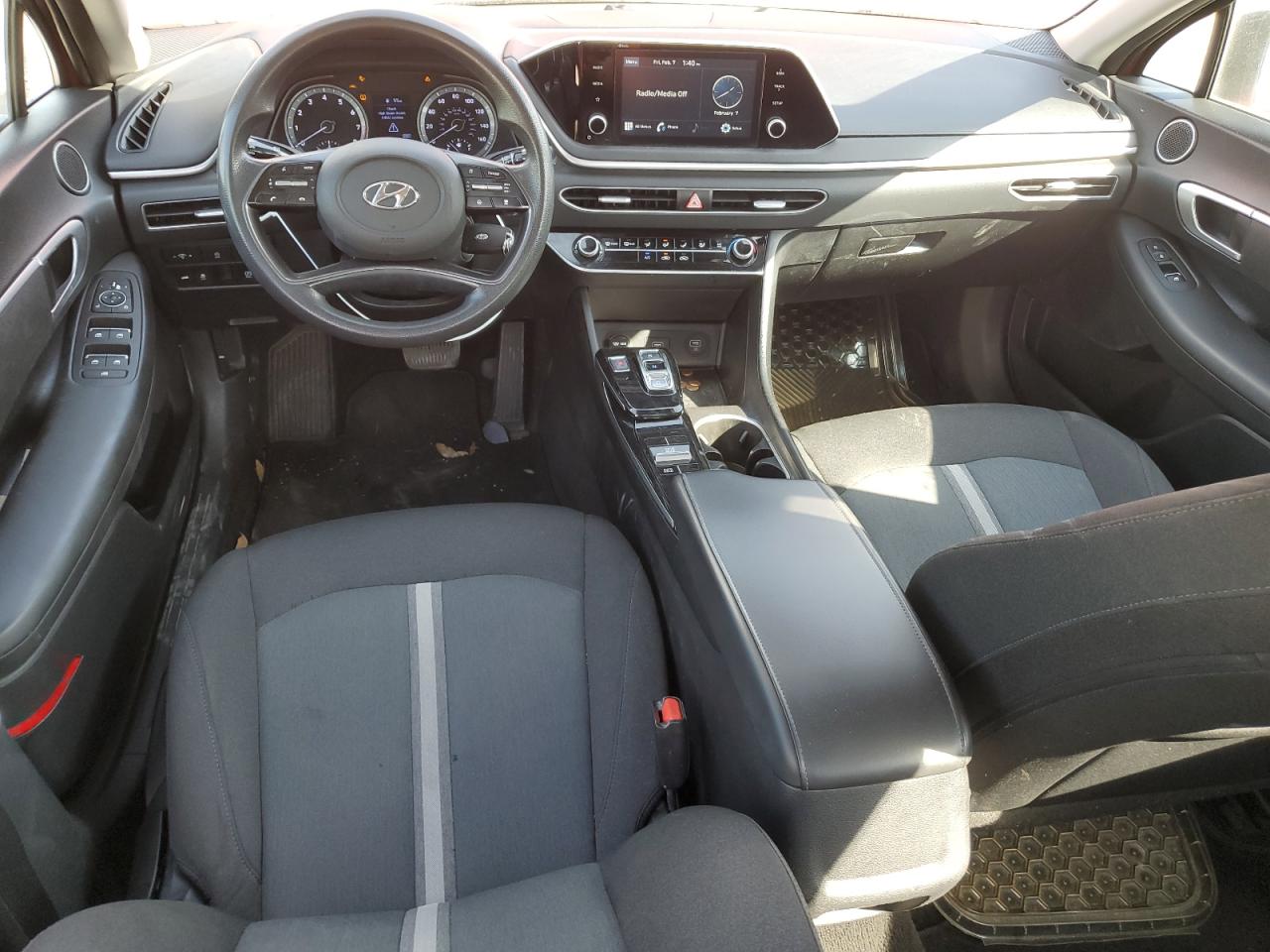 2021 Hyundai Sonata VIN 5NPEG4JA9MH074588 Copart auction photo, front end damage thumbnail 8