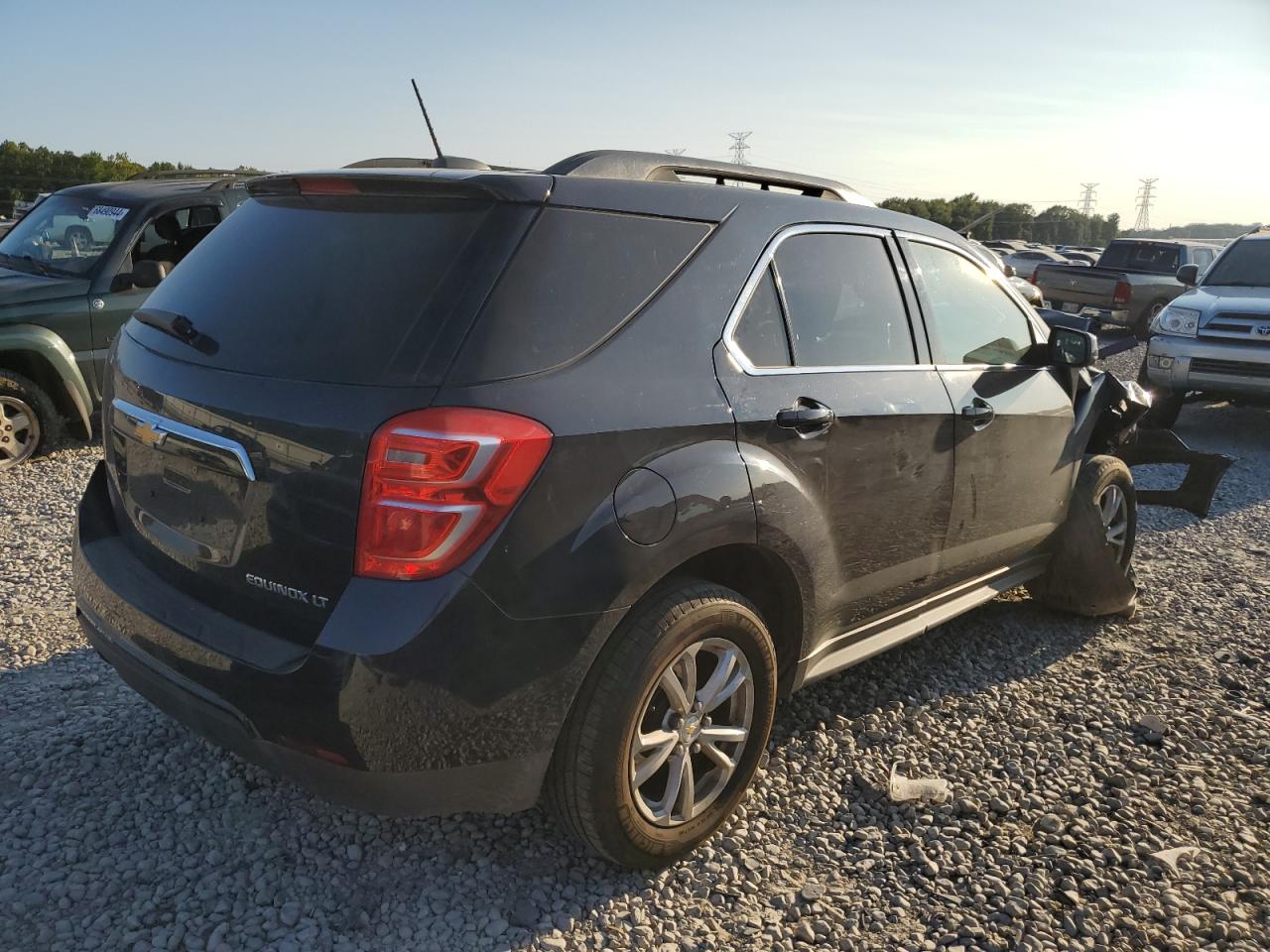 2016 Chevrolet Equinox VIN 2GNALCEK6G1134945 Copart auction photo, front end / side damage thumbnail 3