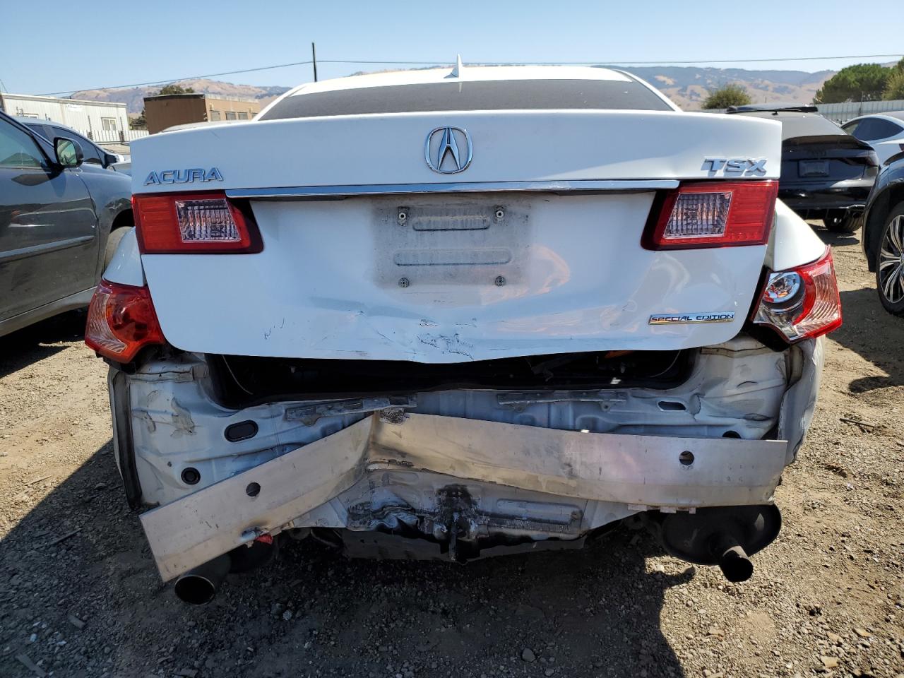 2013 Acura TSX VIN JH4CU2F80DC004207 Copart auction photo, rear end / front end damage thumbnail 6