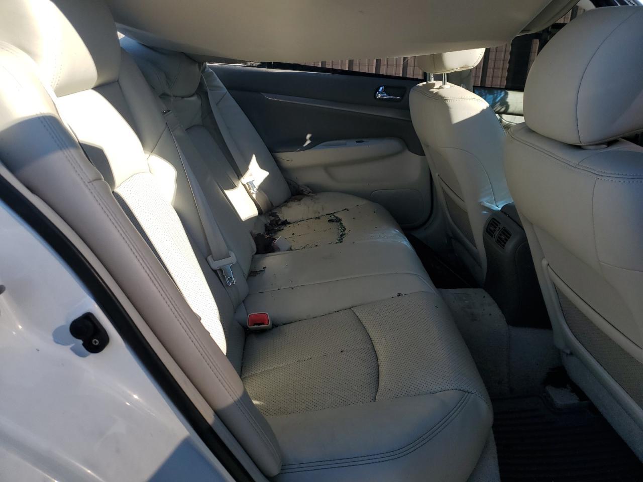 2011 Infiniti G VIN JN1CV6AP5BM304839 Copart auction photo, all over damage thumbnail 10