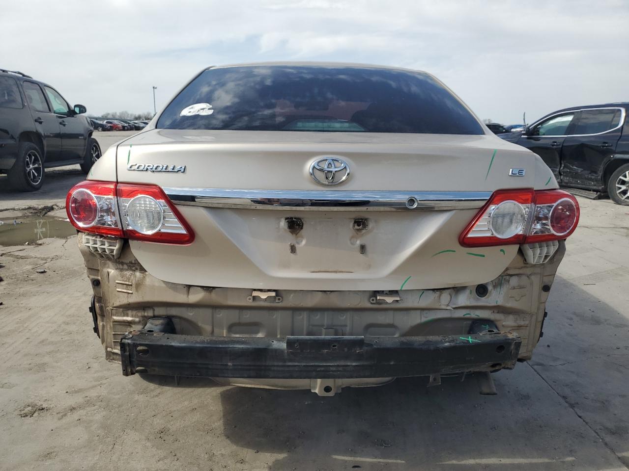 2011 Toyota Corolla VIN JTDBU4EE2B9129638 Copart auction photo, rear end damage thumbnail 7