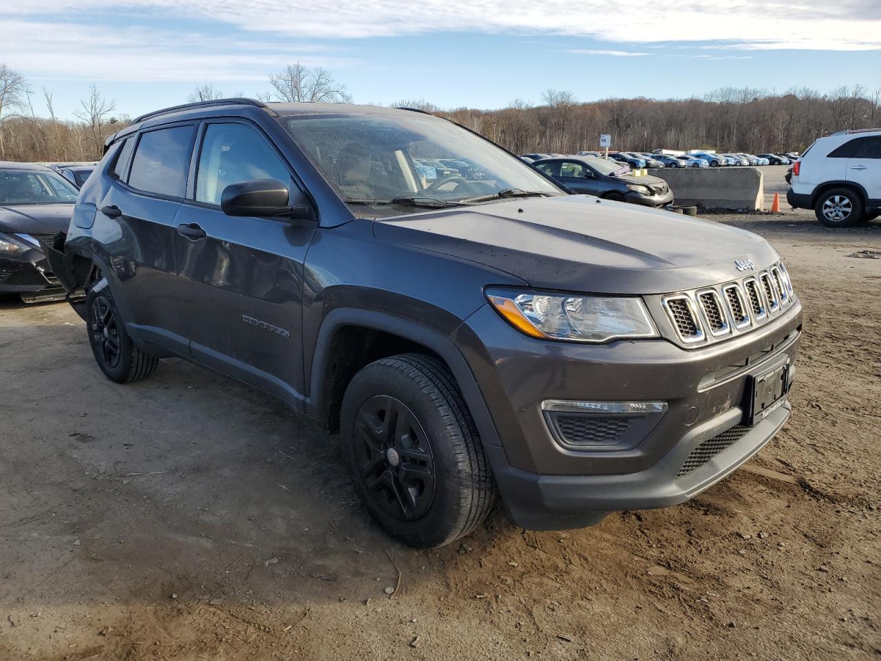 2018 Jeep Compass VIN 3C4NJDAB7JT178289 Copart auction photo, rear end / minor dent/scratches damage thumbnail 4